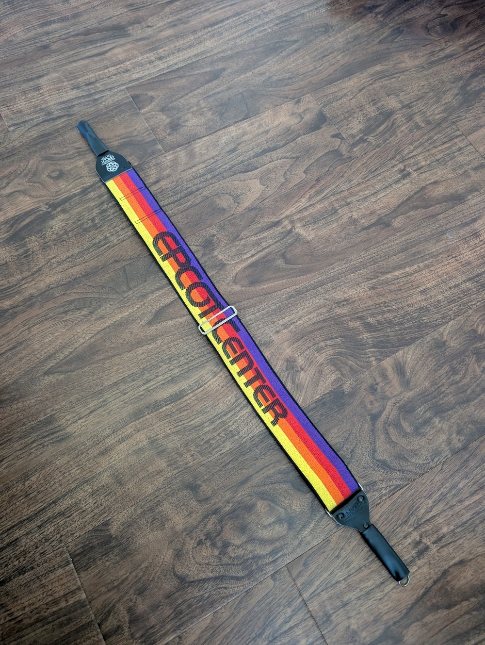 Vintage Disney Epcot Center Rainbow Camera Strap Like New